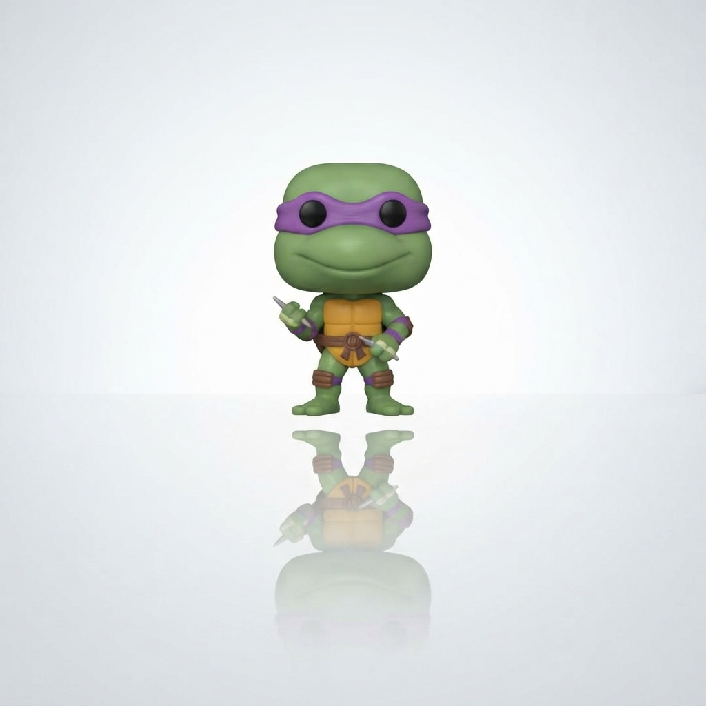 Funko Teenage Mutant Ninja Turtle action figure made of ABS plastic, suitable for ages 6-8.
