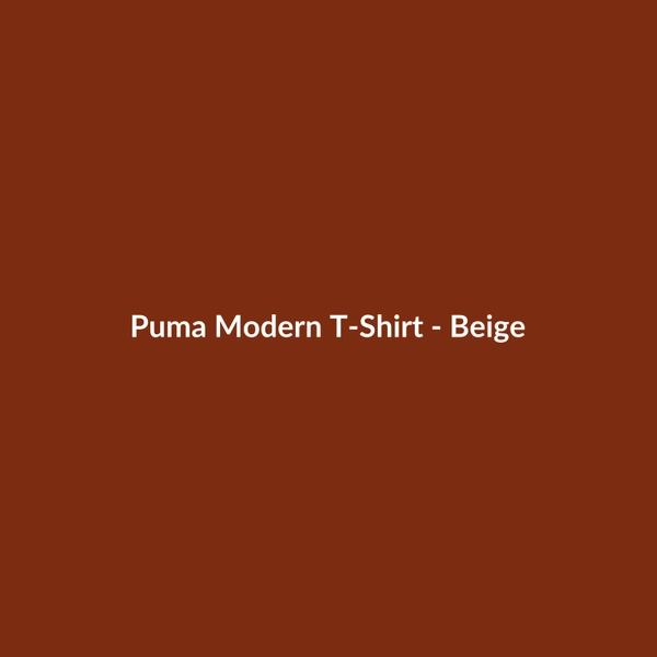 Puma Modern T-Shirt - Beige - 2