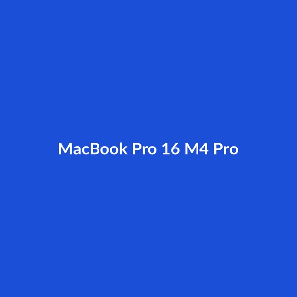 MacBook Pro 16" M4 Pro - 2