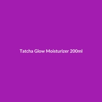 Tatcha Glow Moisturizer 200ml bottle, a vegan hydrating cream for dry skin with Hyaluronic Acid and AHA/BHA.