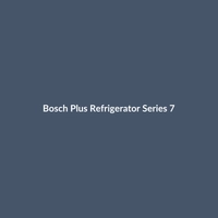 Bosch Plus Refrigerator Series 7 in Matte Black and Stainless Steel finish, showcasing modern design and smart features.