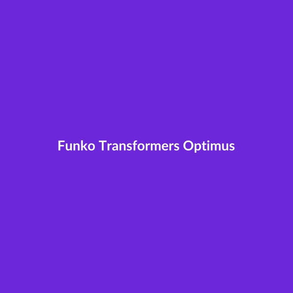 Funko Transformers Optimus - 2