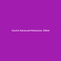 CeraVe Advanced Moisturizer 100ml bottle, formulated for oily skin with Vitamin C, Ceramides, Retinol, and Hyaluronic Acid.