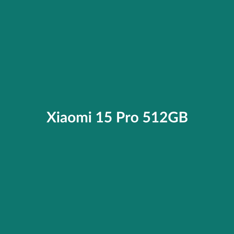 Xiaomi 15 Pro 512GB smartphone in Silver and Desert Titanium colors, featuring a 48MP camera and 6.7-inch screen.