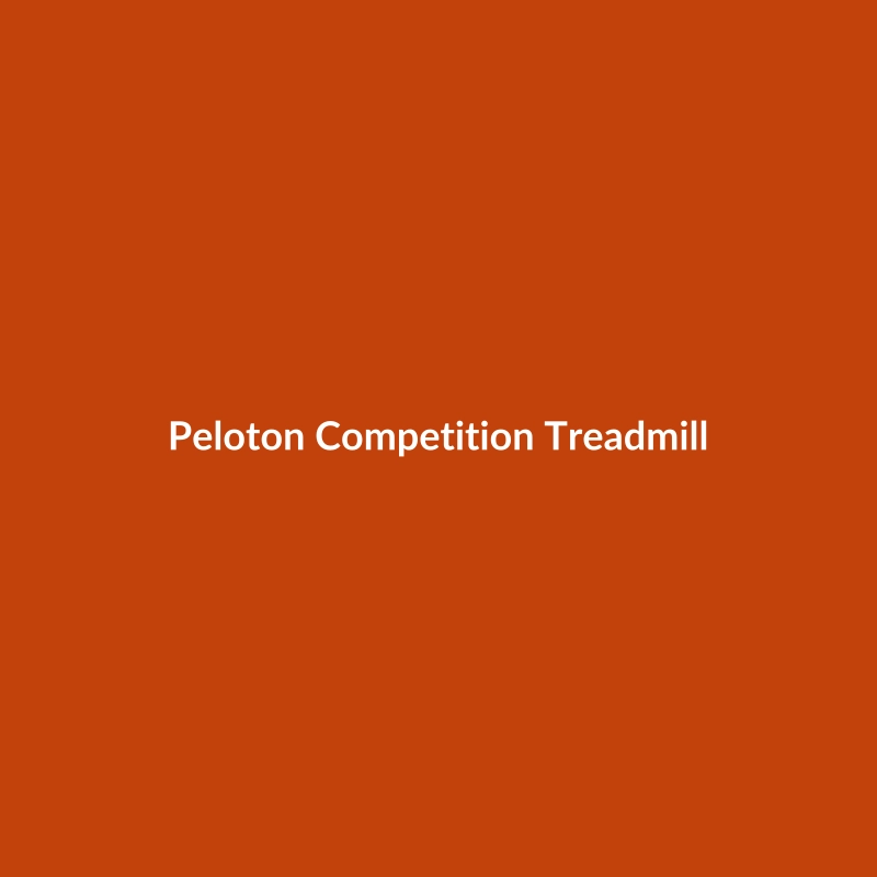 Peloton Competition Treadmill in Orange, Neon Yellow, Gray, and Green colors, suitable for beginners.