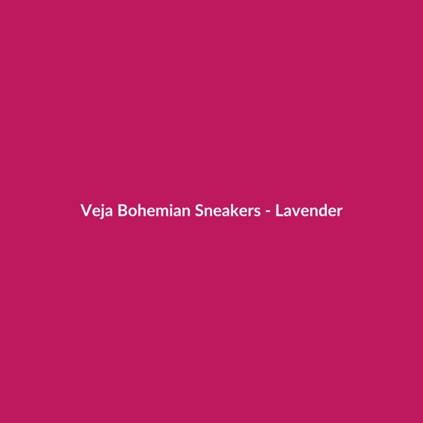Veja Bohemian Sneakers - Lavender - 2