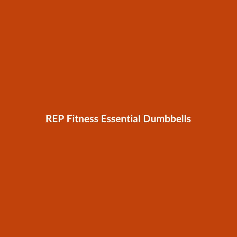 REP Fitness Essential 5lb Blue Dumbbell for swimming workouts, part of the Sports & Fitness category.