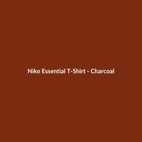 Nike Essential T-Shirt in Charcoal, a slim-fit men's t-shirt from Nike, available at Urban Outfit Market.