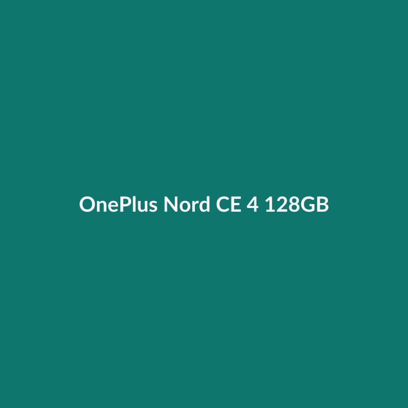 OnePlus Nord CE 4 128GB in Black, Gold, Pink, Purple, or Blue with 108MP camera and 6.9" screen.