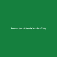 Ferrero Special Blend Chocolate 750g - A large pack of premium Ferrero chocolates, featuring organic and gluten-free qualities.