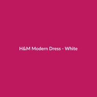 H&M Modern Leather Dress in White, a stylish choice for women's date night outfits.