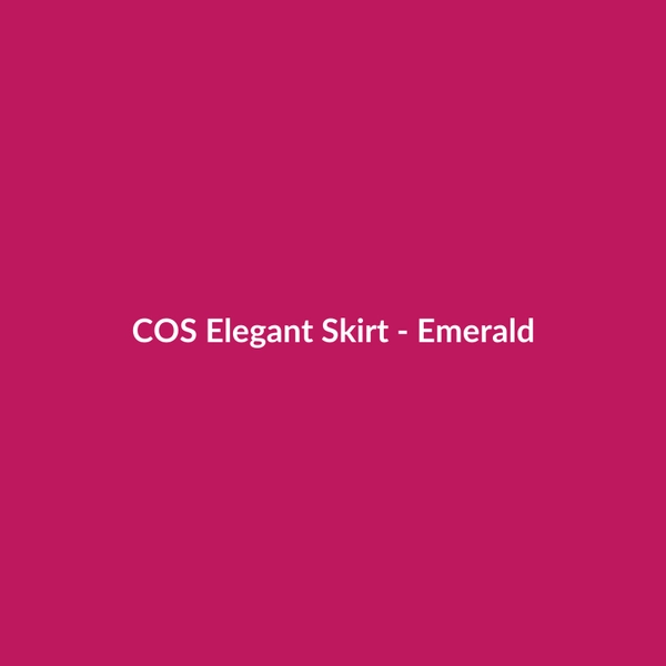 COS Elegant Skirt - Emerald - 2