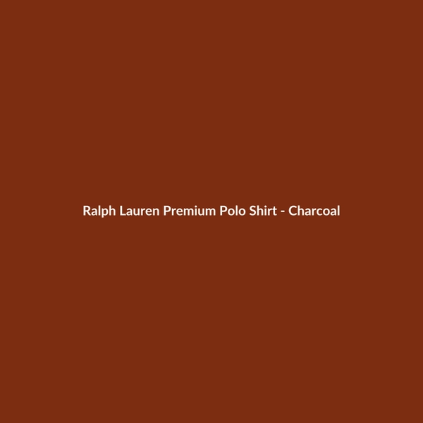 Ralph Lauren Premium Polo Shirt - Charcoal - 2