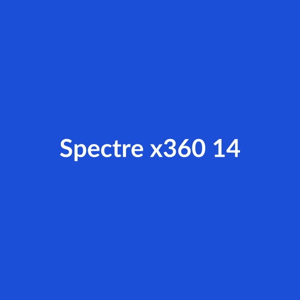 Spectre x360 14" - 2