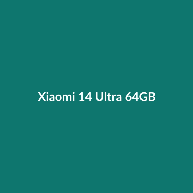 Xiaomi 14 Ultra 64GB smartphone in Gold, showcasing its premium design and camera.