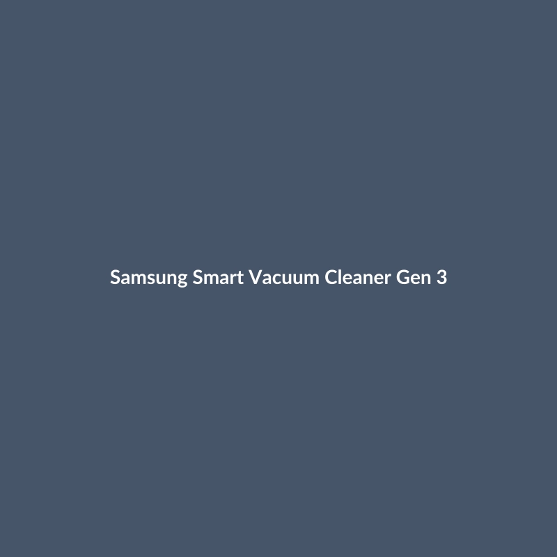 Samsung Smart Vacuum Cleaner Gen 3 in Navy, showcasing its modern design and smart features.