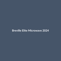Breville Elite Microwave 2024 in White and Navy, featuring smart features and powerful performance.