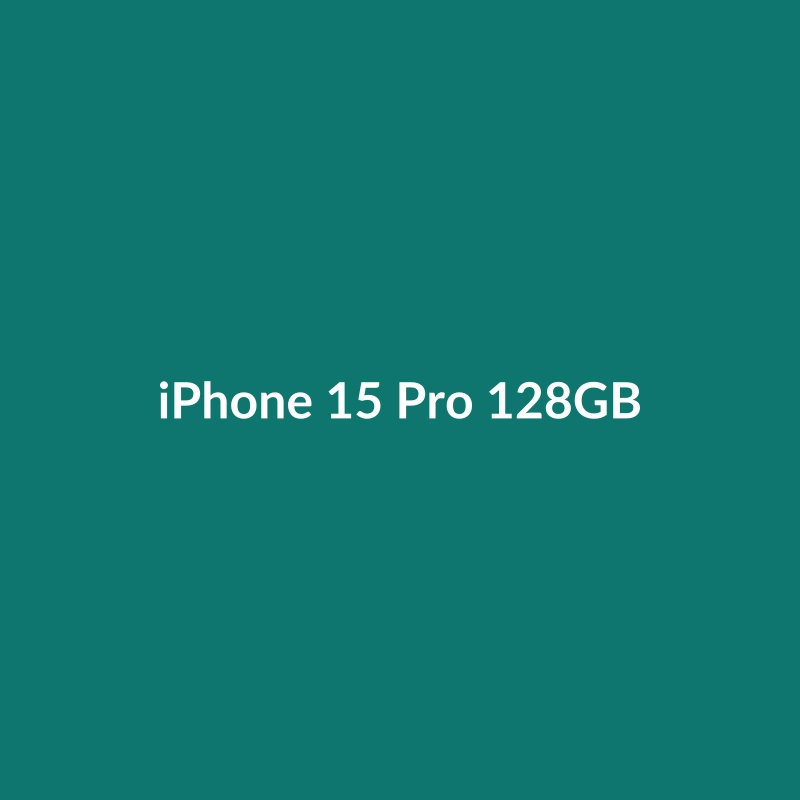 iPhone 15 Pro 128GB in Green, showcasing its sleek design and advanced camera system.