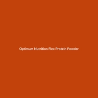 Optimum Nutrition Flex Protein Powder in Cookies & Cream flavor, 21 servings, available in Black, White, Green, Orange.