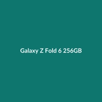 Samsung Galaxy Z Fold 6 256GB smartphone in Black and Blue, showcasing its foldable design and large screen.