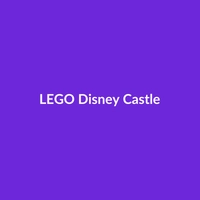 LEGO Disney Castle set with 871 pieces, featuring iconic Disney castle architecture.