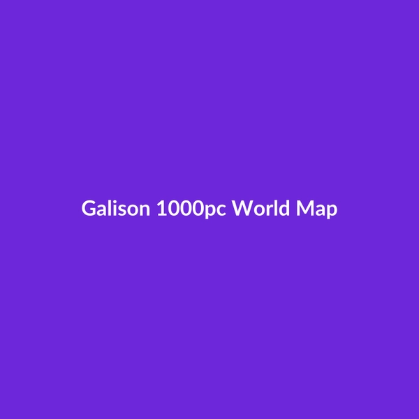 Galison 1000pc World Map - 2