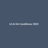 LG AI Air Conditioner 2025 in Navy color, showcasing its modern design and smart features.