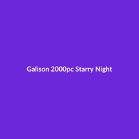 Galison 3000 piece Starry Night puzzle featuring a famous Van Gogh painting, made of plush fabric.