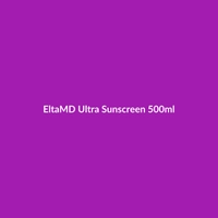 EltaMD Ultra Sunscreen 500ml bottle, featuring anti-aging ingredients for oily skin.