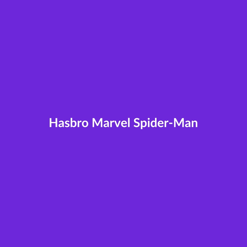 Hasbro Marvel Spider-Man action figure, a collectible toy for children aged 6-8 years.